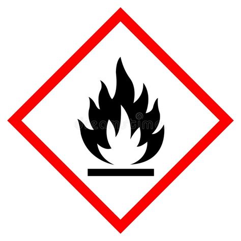 Flammable Symbol Sign Vector Illustration Isolate On White Background