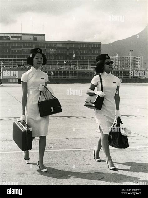 Flying Attendants Of The British Overseas Airways Corporation Boac At