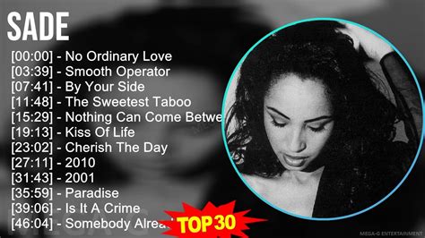 S A D E Mix Most Popular Songs S Music Top Adult R B R B