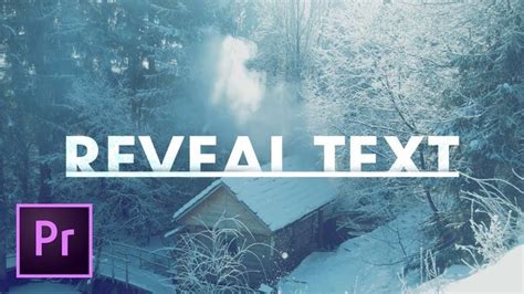 Text Reveal Effect Title In Premiere Pro Tutorial Artofit