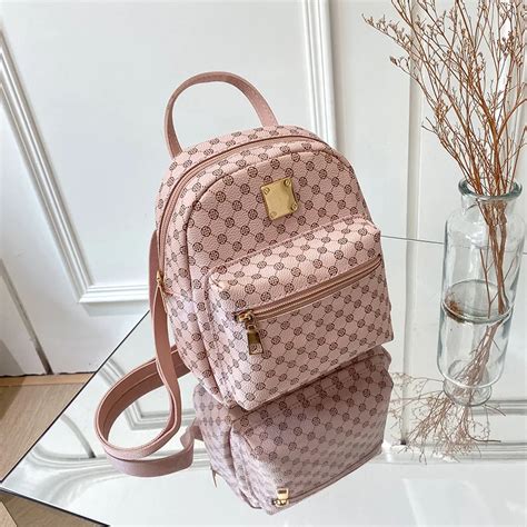 Mochila Cl Sica De Cuero Para Mujer Bolso Escolar Peque O Para Compras