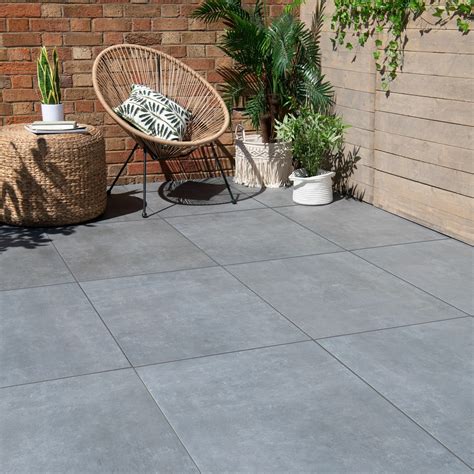 Ohio Outdoor Anthracite Porcelain Slab Tiles From Tile Mountain