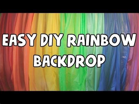 EASY DIY RAINBOW BACKDROP $8 🌈 | VEDA 11| HeathersMommyLife - YouTube ...