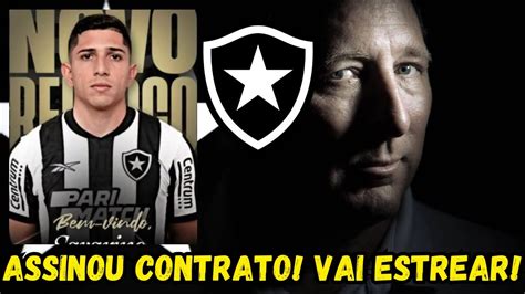 URGENTE BOTAFOGO ACABA DE CONFIRMAR UMA ÓTIMA NOTÍCIA AOS TORCEDORES