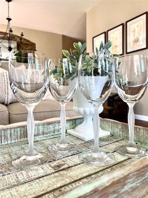 Crystal Wine Glasses Crystal Ring Crystal Set Large Wine Glass Mikasa Crystal Clear Bowls