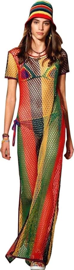 Clossy London 100 Cotton Ladies Rasta Jamaican Work Work String Mesh