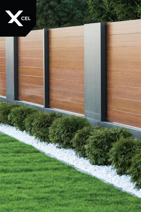 Horizon Massive Modern Aluminum Fence By Xcel Horizon Massive