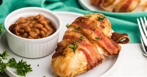 Air Fryer Bacon Wrapped Chicken | Air Frying Foodie