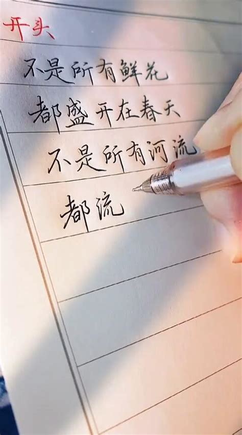 可以写进作文的神仙句子，快来给你的作文加分啦！ 手写字体 手写 哔哩哔哩