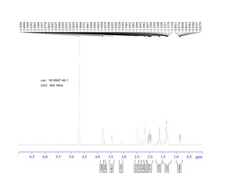 5 Aminobicyclo 2 2 1 Heptan 2 Ol Hydrochloride 1818847 48 1 1H NMR