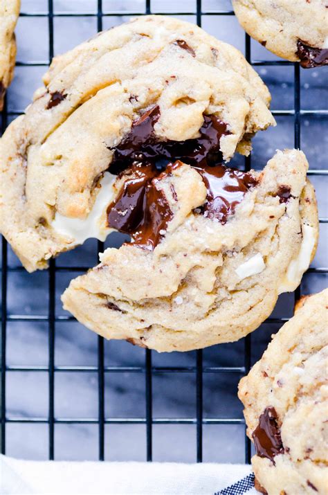 Another Double Chocolate Chunk Cookies Recipe Something Swanky