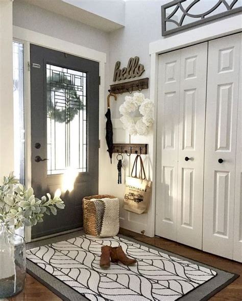 48 Awesome Modern Farmhouse Entryway Decorating Ideas Page 42 Of 47