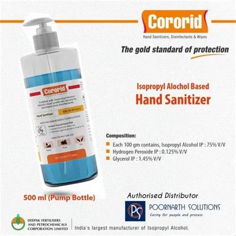 500ml Isopropyl Alcohol Based Hand Sanitizer At Best Price In New Delhi