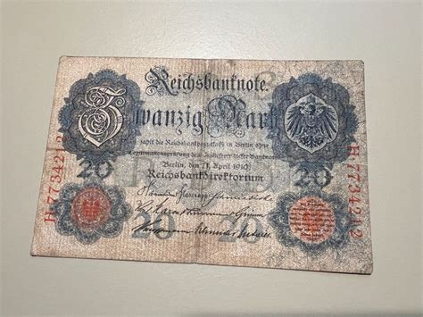 Mark April Reichsbanknote Kaufen Auf Ricardo