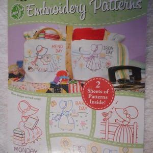 Aunt Martha S Hot Iron Embroidery Transfers Sunbonnet Sue Or Cleaver Kitties Your Choice Of