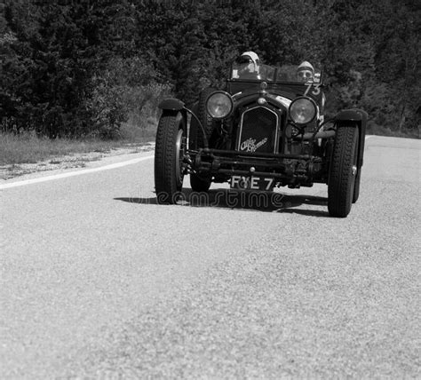 Alfa Romeo C Monza On An Old Racing Car In Rally Mille