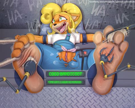 Rule 34 4 Toes Activision Aliscik Anthro Bandicoot Barefoot Blonde