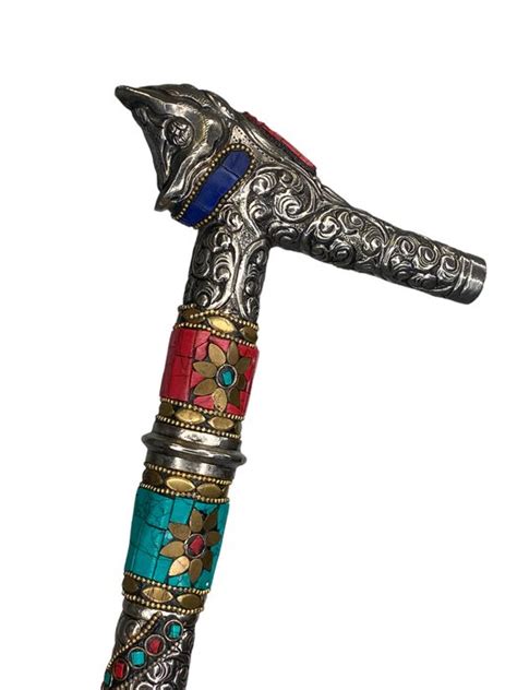 Persian Walking Stick With Materials Lapis Turquoise And Catawiki