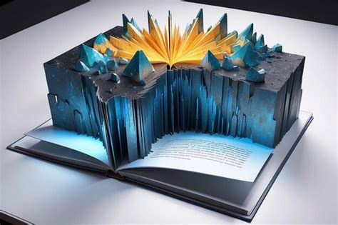 Premium Photo | View of 3d book with student