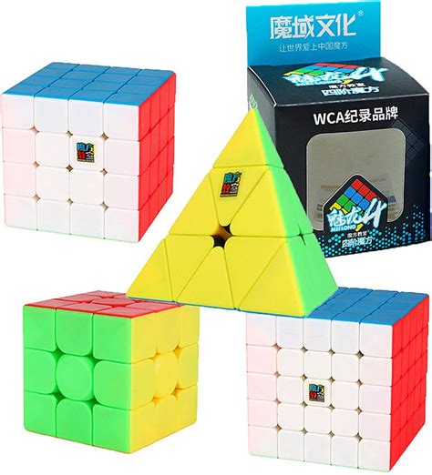 Amazon Liangcuber Moyu Speed Cube Bundle Moyu Mofang Jiaoshi