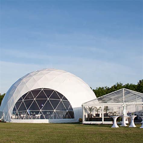 6m 8m 10m PVC Hotel Room House Resort Garden Igloo Geodesic Glamping