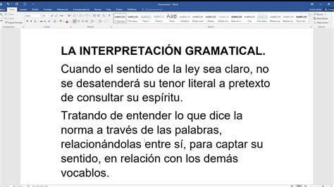 La Interpretaci N Gramatical Youtube