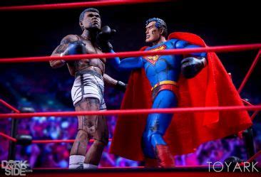 Neca Muhammad Ali Vs Superman Pack Toyark Photo Shoot The Toyark