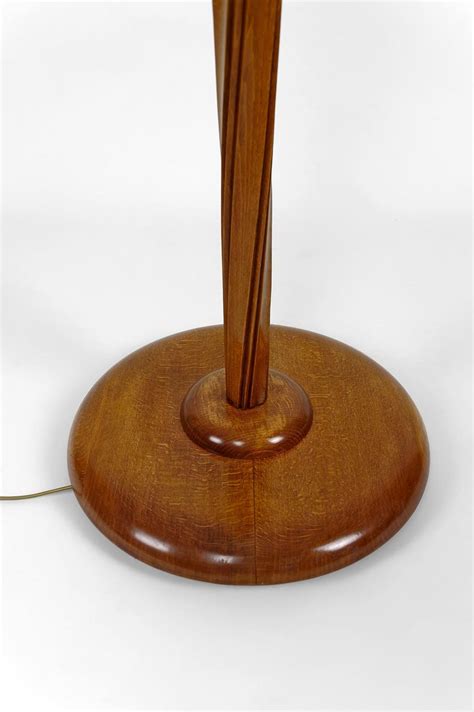 Art Deco Helical Floor Lamp With Opaline France Circa 1930 For Sale At 1stdibs