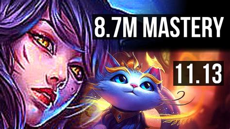 AHRI Tristana Vs YUUMI Jhin SUPPORT 8 7M Mastery 8 1 15 3300