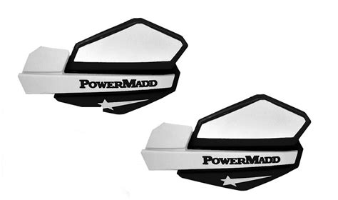 Powermadd Star Series Hand Guards Mount Kit Black White Predator