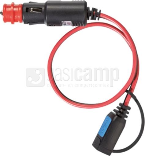 Victron Voedingskabel Connector Met 12v Plug Met 16a Zekering Voor Laden Via Het 12v Stopc