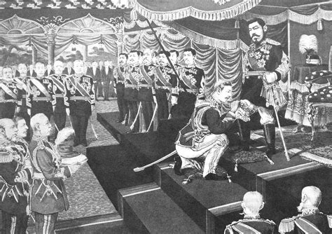 Meijiemperorreceivingorderofthegarter1906 明治天皇 Wikipedia Japanese