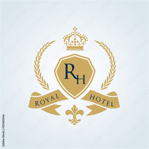 Luxury Hotel logo, Boutique logo, vintage logo, king royal brand ...