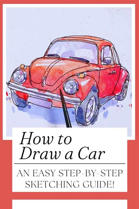 How to Draw a Car An Easy Step-by-Step Sketching Guide! – Urbaki Art