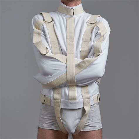 Asylummedical Straitjacket Bdsm White Beige Universal Size S Xl