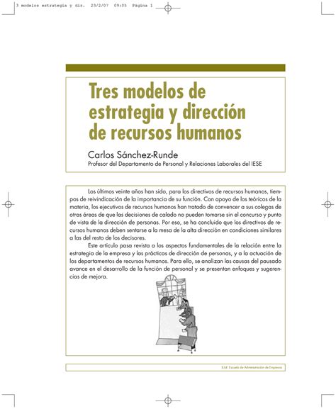 Ocontrer 368335221 Tres Modelos De Estrategia Y Direccion De Recursos