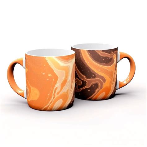 Premium AI Image Coffee Mugs Isolated On White Background 3d RenderAI