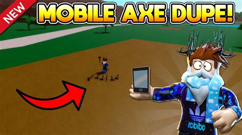 How To Axe Dupe On Mobile Lumber Tycoon Roblox Youtube