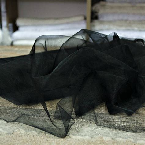 Soft Tulle Fabric Illusion Wedding Tulle Fabric Black Mesh Etsy