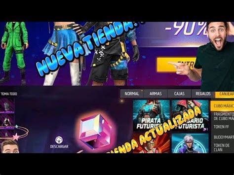 mueva tienda misteriosa  aactualizacion de cubo magico enfre fire