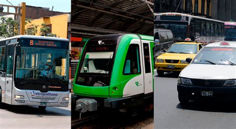 Fiestas Patrias 2021 horario del transporte público en Lima y Callao