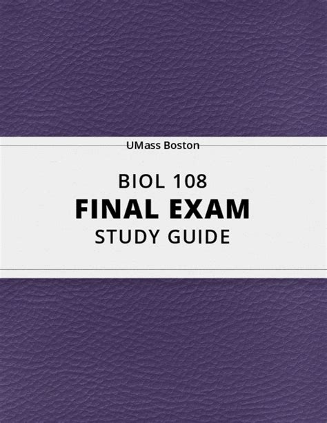 BIOL 108 Final Exam Guide Comprehensive Notes For The Exam 24