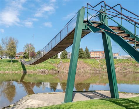 Croswell Swinging Bridge — MichiganWOW