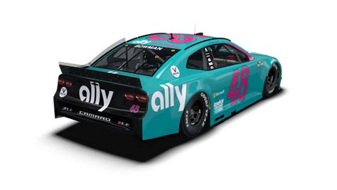 Alex Bowmans No 48 Darlington Throwback Chevrolet Nascar