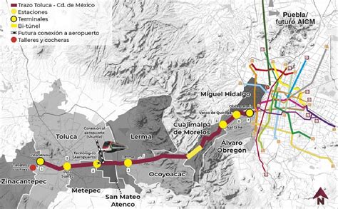 Estaciones del Tren Interurbano México Toluca cuáles serán Telediario