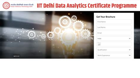 Iit Delhi Launches Certificate Programme In Data Analytics For Business