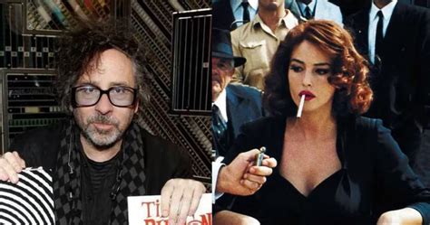 Tim Burton A Los Besos Con Una Sex Symbol Italiana M Nica Bellucci