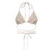 MAGDA BUTRYM Women S Triangle Bikini Women Beige Flannels