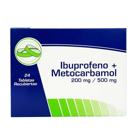 METOCARBAMOL PARACETAMOL 400MG 350MG CAJA CON 30