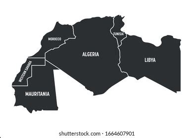 822 Maghreb Map Images, Stock Photos, 3D objects, & Vectors | Shutterstock